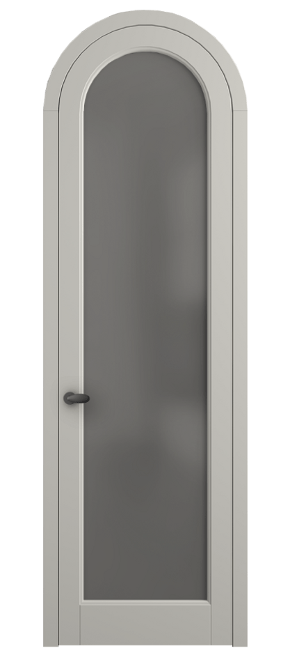 Межкомнатная дверь Палаццо 6814 Матовый тёплый серый Сатинированное серое стекло, триплекс Цена 25407340 so'm | Volhovec