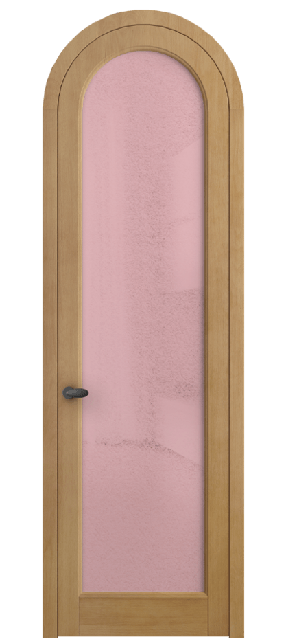 Межкомнатная дверь Палаццо 6814 Бук натуральный матовый Фактурное розовое стекло "Лёд", триплекс Цена 36811880 so'm | Volhovec