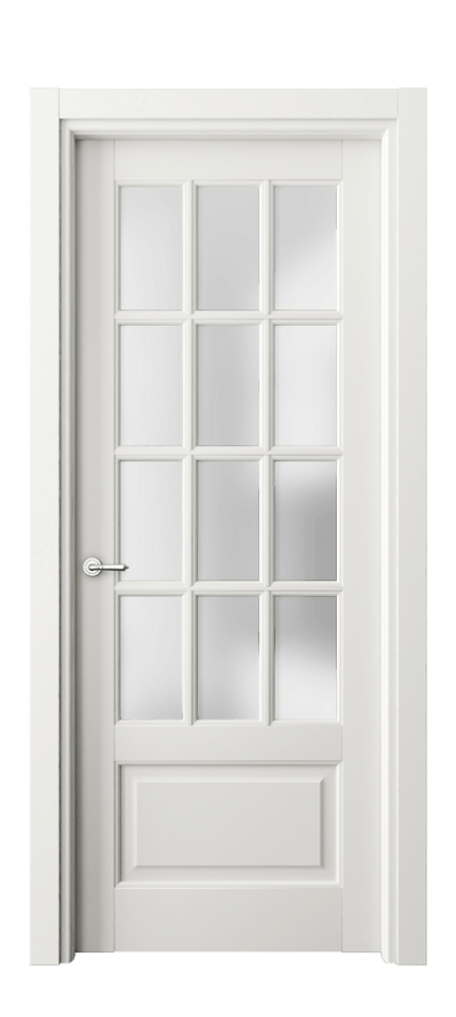 Межкомнатная дверь Тоскана Грильято 6313 Матовый серый Сатинированное стекло Цена 22857600 so'm | Volhovec