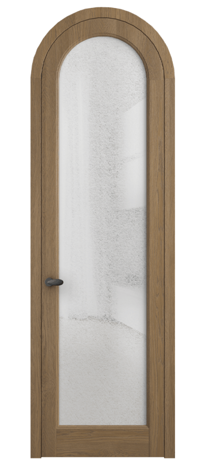 Межкомнатная дверь Палаццо 6814 Дуб мускатный матовый Фактурное стекло "Лёд", триплекс Цена 43979810 so'm | Volhovec