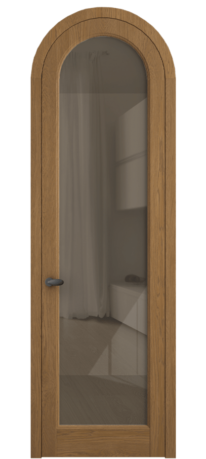 Дверь межкомнатная Палаццо 6814 Дуб пряный матовый Рефлективное бронзовое стекло "Stopsol", калёное 0536R ДПРМ Цена 43512910 so'm Наличники уже входят в базовый комплект. Фабрика дверей Волховец 8 (800) 551 43 19 Межкомнатная дверь Палаццо 6814 Дуб пряный матовый Рефлективное бронзовое стекло "Stopsol", калёное Цена 43512910 so'm | Volhovec