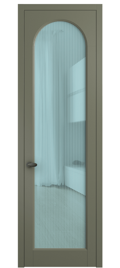 Дверь межкомнатная Палаццо 6804 Матовый оливковый тёмный Рифлёное голубое стекло "Moru", триплекс 0536 МОТ Цена 21320950 so'm Наличники уже входят в базовый комплект. Фабрика дверей Волховец 8 (800) 551 43 19 Межкомнатная дверь Палаццо 6804 Матовый оливковый тёмный Рифлёное голубое стекло "Moru", триплекс Цена 21320950 so'm | Volhovec