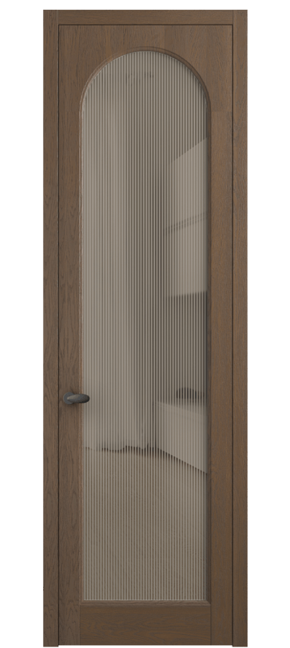 Межкомнатная дверь Палаццо 6804 Дуб туманный матовый Рифлёное бронзовое стекло "Дюна", триплекс Цена 31308550 so'm | Volhovec