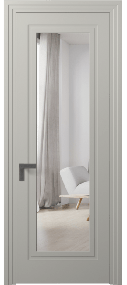 Межкомнатная дверь Rocca 8303 Матовый тёплый серый Двустороннее зеркало, триплекс Цена 14477760 so'm | Volhovec