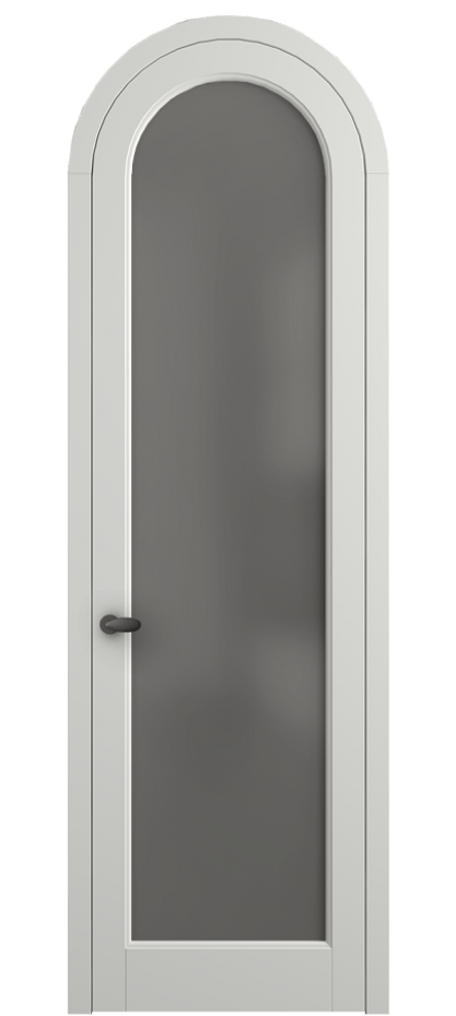 Межкомнатная дверь Палаццо 6814 Матовый светло-серый Сатинированное серое стекло, триплекс Цена 25407340 so'm | Volhovec