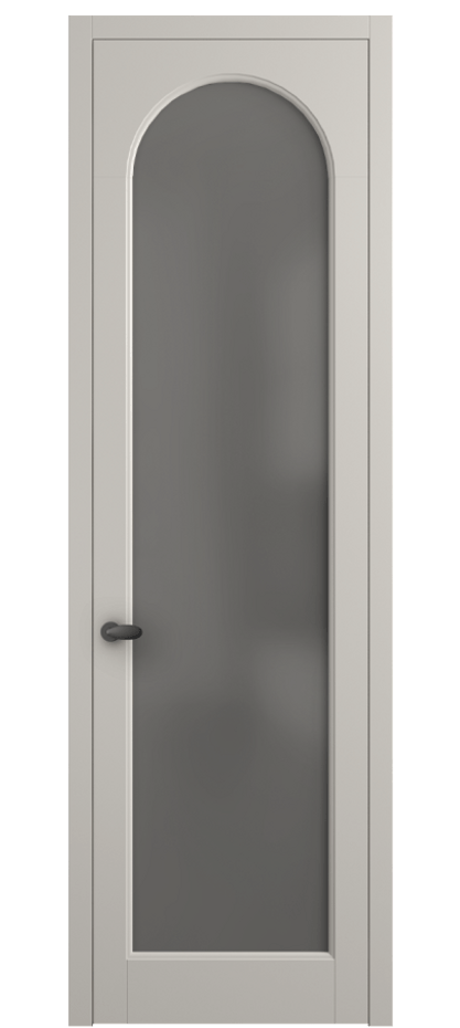 Межкомнатная дверь Палаццо 6804 Матовый облачно-серый Сатинированное серое стекло, триплекс Цена 19696950 so'm | Volhovec