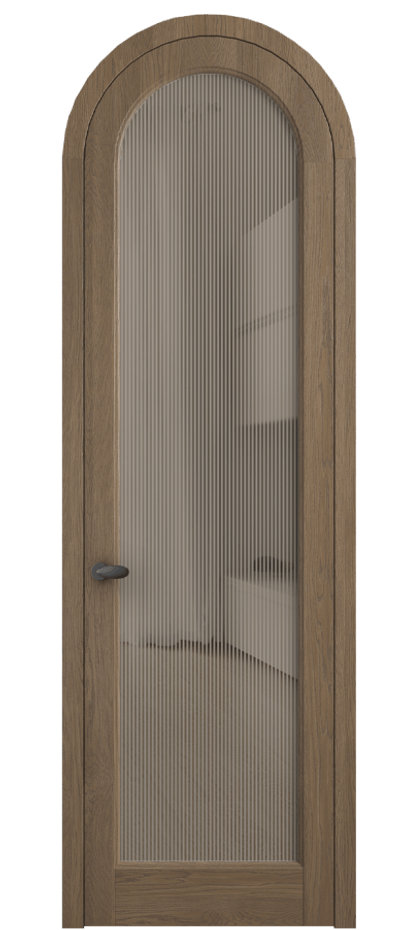 Межкомнатная дверь Палаццо 6814 Дуб джутовый матовый Рифлёное бронзовое стекло "Дюна", триплекс Цена 43979810 so'm | Volhovec