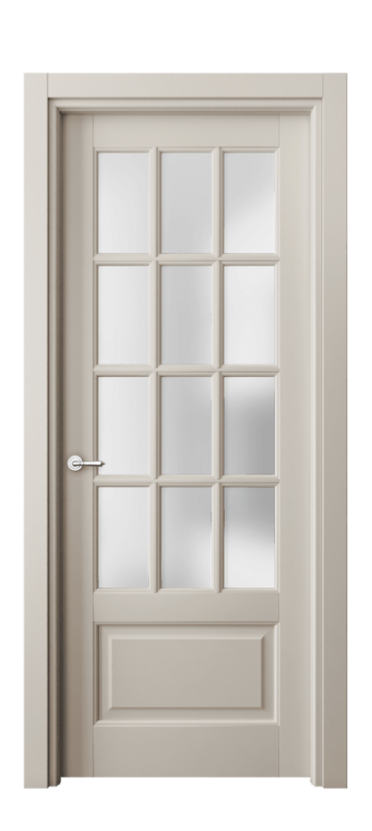Межкомнатная дверь Toscana Grigliato 6313 Бук светло-бежевый Сатинированное стекло Цена 23182400 so'm | Volhovec