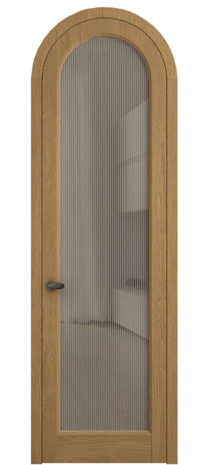 Межкомнатная дверь Палаццо 6814 Дуб солнечный матовый Рифлёное бронзовое стекло "Дюна", триплекс Цена 43106910 so'm | Volhovec