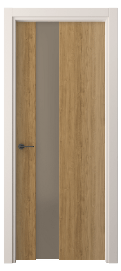 Межкомнатная дверь Freedom 4224 Грецкий орех Сатинированное бронзовое стекло, триплекс Цена 6625780 so'm | Volhovec