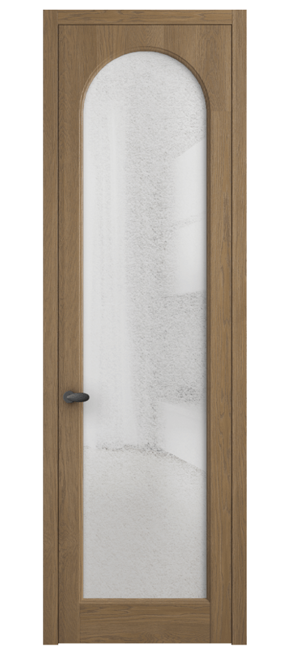 Межкомнатная дверь Палаццо 6804 Дуб мускатный матовый Фактурное стекло "Лёд", триплекс Цена 32181450 so'm | Volhovec