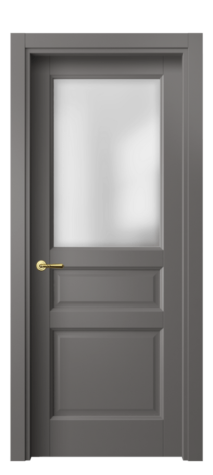 Межкомнатная дверь Galant 1432 Матовый классический серый Сатинированное стекло Цена 8509560 so'm | Volhovec
