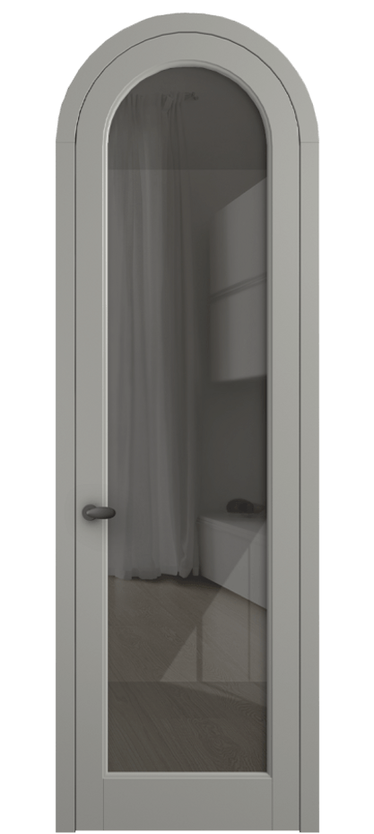 Дверь межкомнатная Палаццо 6814 Матовый нейтральный серый Рефлективное серое стекло "Стопсол", калёное 0536R МНСР Цена 27031340 so'm Наличники уже входят в базовый комплект. Фабрика дверей Волховец 8 (800) 551 43 19 Межкомнатная дверь Палаццо 6814 Матовый нейтральный серый Рефлективное серое стекло "Стопсол", калёное Цена 27031340 so'm | Volhovec