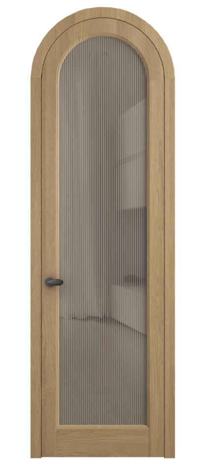 Межкомнатная дверь Палаццо 6814 Дуб соломенный матовый Рифлёное бронзовое стекло "Дюна", триплекс Цена 43106910 so'm | Volhovec