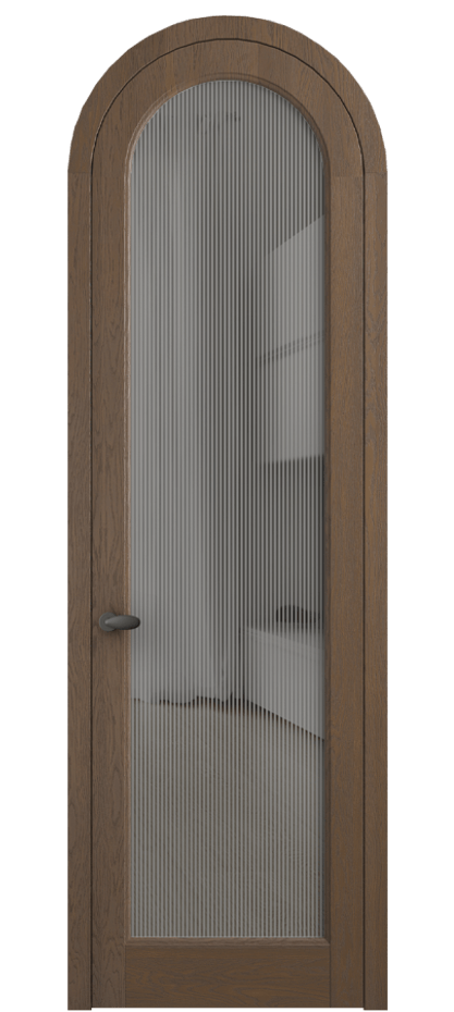 Межкомнатная дверь Палаццо 6814 Дуб туманный матовый Рифлёное серое стекло "Дюна", триплекс Цена 43106910 so'm | Volhovec