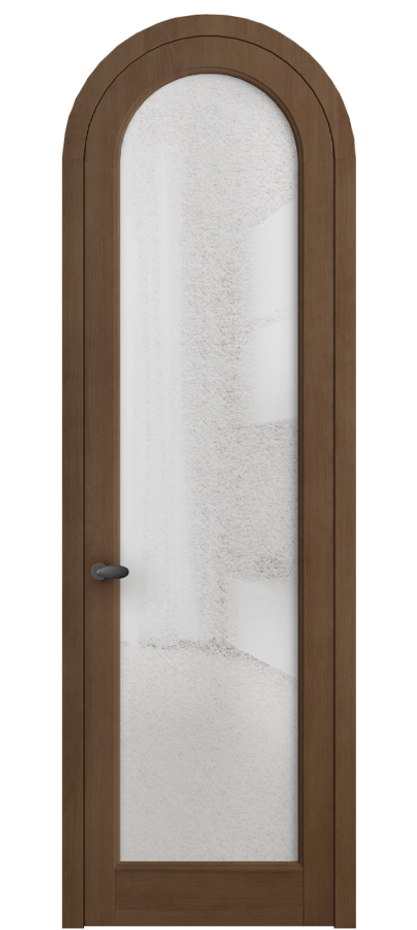 Межкомнатная дверь Палаццо 6814 Бук тёмный матовый Фактурное стекло "Лёд", триплекс Цена 36811880 so'm | Volhovec