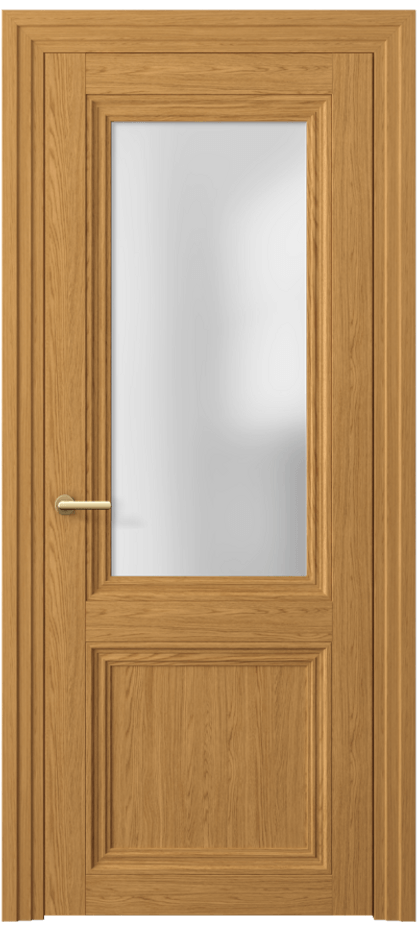 Межкомнатная дверь Центро 2524 Ванильный дуб Сатинированное стекло Цена 8733870 so'm | Volhovec