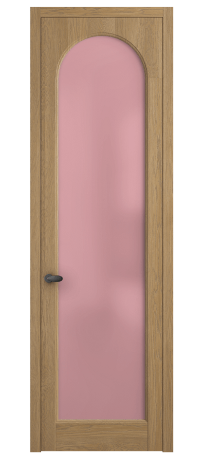 Межкомнатная дверь Палаццо 6804 Дуб пшеничный матовый Сатинированное розовое стекло, триплекс Цена 30963450 so'm | Volhovec