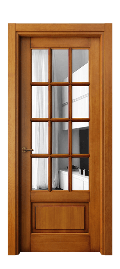 Межкомнатная дверь Toscana Grigliato 6313 Бук светлый с патиной Двустороннее зеркало, триплекс Цена 135799 ₽ | Volhovec