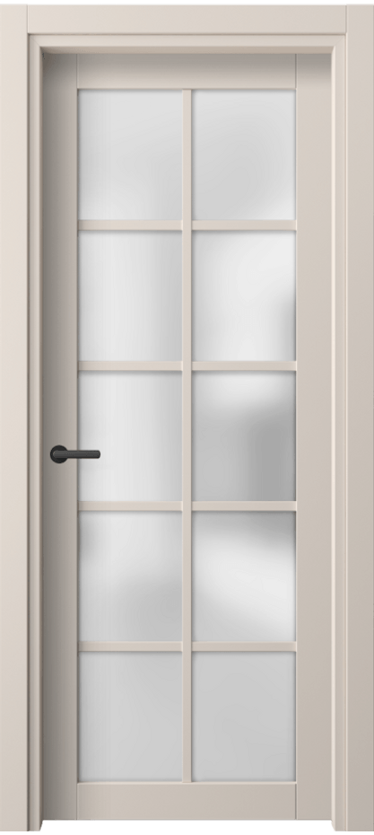 Дверь межкомнатная Нео 2106 ПЭТ пудровый бежевый Сатинированное стекло Гладкий классический наличник ПЭПБ Цена 6280620 so'm Наличники уже входят в базовый комплект. Фабрика дверей Волховец 8 (800) 551 43 19 Межкомнатная дверь Нео 2106 ПЭТ пудровый бежевый Сатинированное стекло Цена 6280620 so'm | Volhovec