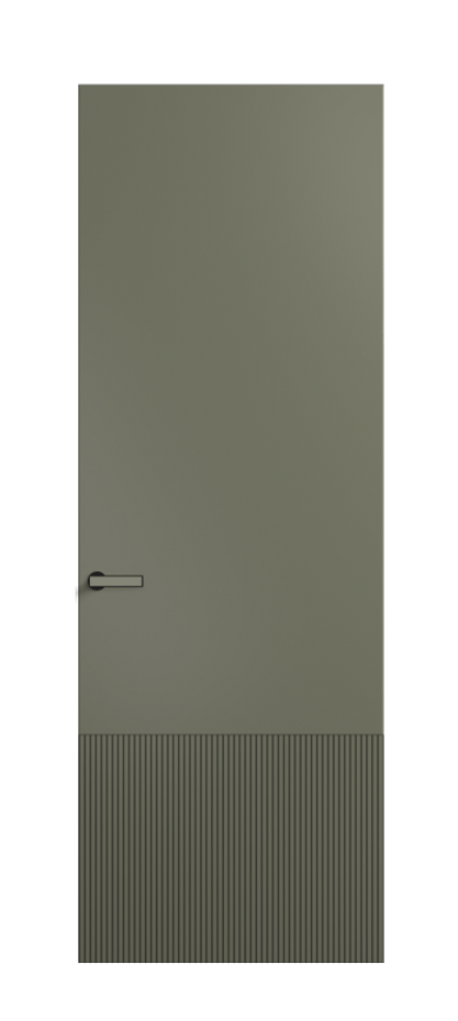 Межкомнатная дверь Вельвет 8202 Матовый оливковый тёмный. Цена 13188770  | Volhovec