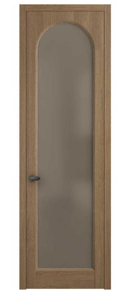 Межкомнатная дверь Палаццо 6804 Дуб мускатный матовый Сатинированное бронзовое стекло, триплекс Цена 30963450 so'm | Volhovec