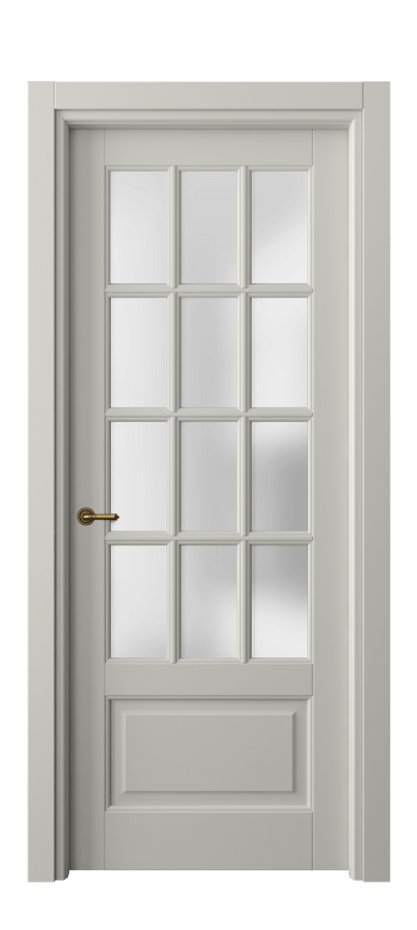 Дверь межкомнатная Тоскана Грильято 6313 Матовый тёплый серый Сатинированное стекло Гладкий наличник МТСР Цена 22715500 so'm Наличники уже входят в базовый комплект. Фабрика дверей Волховец 8 (800) 551 43 19 Межкомнатная дверь Тоскана Грильято 6313 Матовый тёплый серый Сатинированное стекло Цена 22715500 so'm | Volhovec