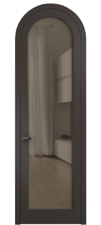 Дверь межкомнатная Палаццо 6814 Матовый антрацит Прозрачное бронзовое стекло, триплекс 0536R МАН Цена 25407340 so'm Наличники уже входят в базовый комплект. Фабрика дверей Волховец 8 (800) 551 43 19 Межкомнатная дверь Палаццо 6814 Матовый антрацит Прозрачное бронзовое стекло, триплекс Цена 25407340 so'm | Volhovec