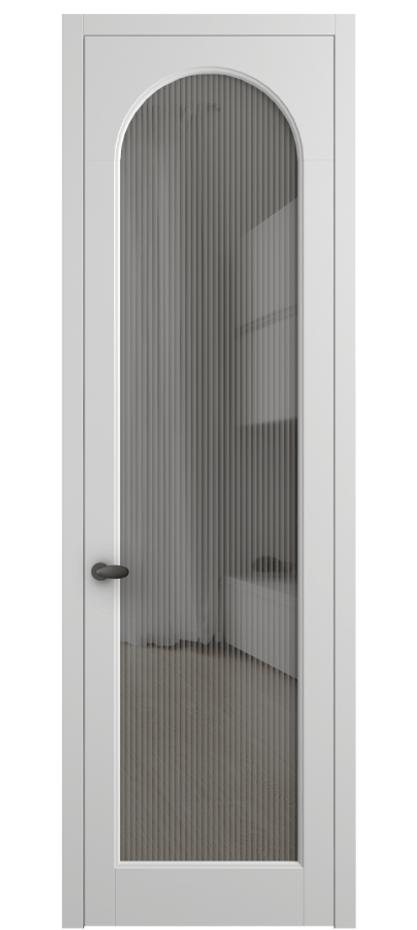 Дверь межкомнатная Палаццо 6804 Матовый белоснежный Рифлёное серое стекло "Moru", триплекс 0536 МБЛ Цена 21320950 so'm Наличники уже входят в базовый комплект. Фабрика дверей Волховец 8 (800) 551 43 19 Межкомнатная дверь Палаццо 6804 Матовый белоснежный Рифлёное серое стекло "Moru", триплекс Цена 21320950 so'm | Volhovec