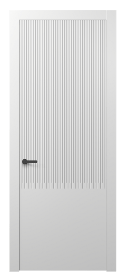 Межкомнатная дверь Dune АКП 8627 Матовый белоснежный  Цена 10860360 so'm | Volhovec