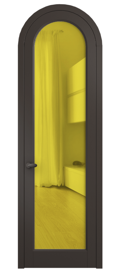 Дверь межкомнатная Палаццо 6814 Матовый антрацит Прозрачное жёлтое стекло, триплекс 0536R МАН Цена 25407340 so'm Наличники уже входят в базовый комплект. Фабрика дверей Волховец 8 (800) 551 43 19 Межкомнатная дверь Палаццо 6814 Матовый антрацит Прозрачное жёлтое стекло, триплекс Цена 25407340 so'm | Volhovec