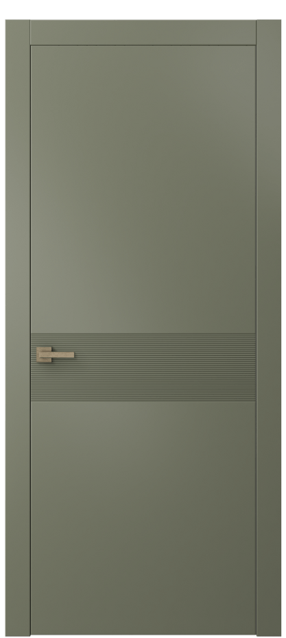 Межкомнатная дверь Линия 8041 Матовый оливковый тёмный  Цена 11733200 so'm | Volhovec