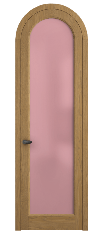 Межкомнатная дверь Палаццо 6814 Дуб солнечный матовый Сатинированное розовое стекло, триплекс Цена 41888910 so'm | Volhovec