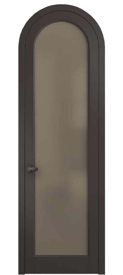 Межкомнатная дверь Палаццо 6814 Матовый антрацит Сатинированное бронзовое стекло, триплекс Цена 25407340 so'm | Volhovec