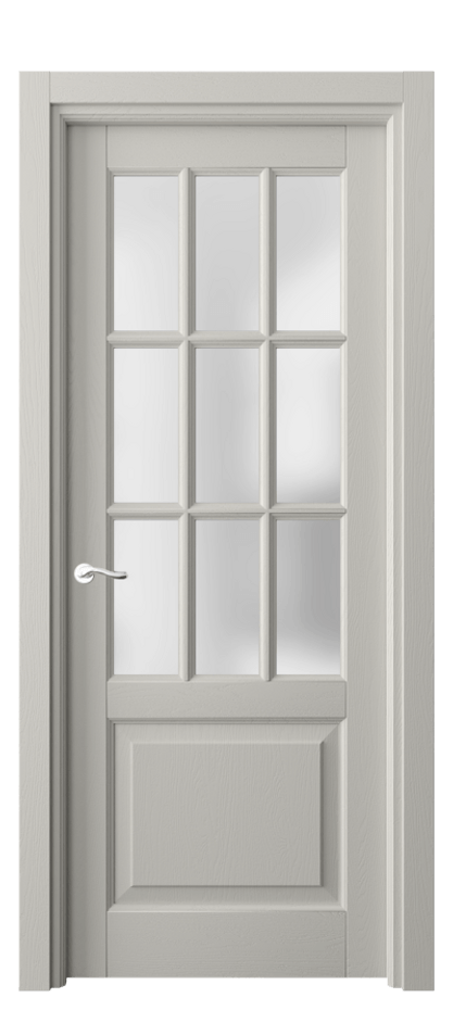 Межкомнатная дверь Лигнум 0748 Дуб тёплый серый Сатинированное стекло Цена 31708400 so'm | Volhovec
