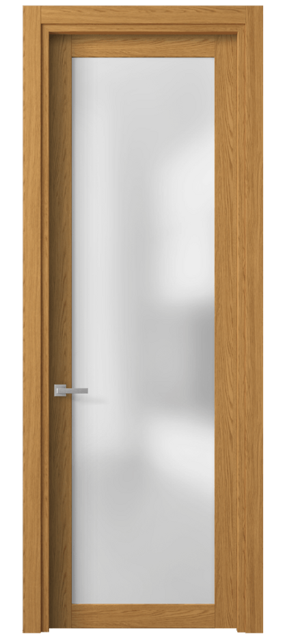 Межкомнатная дверь Planum 2102 Ванильный дуб Сатинированное стекло Цена 6516100 so'm | Volhovec