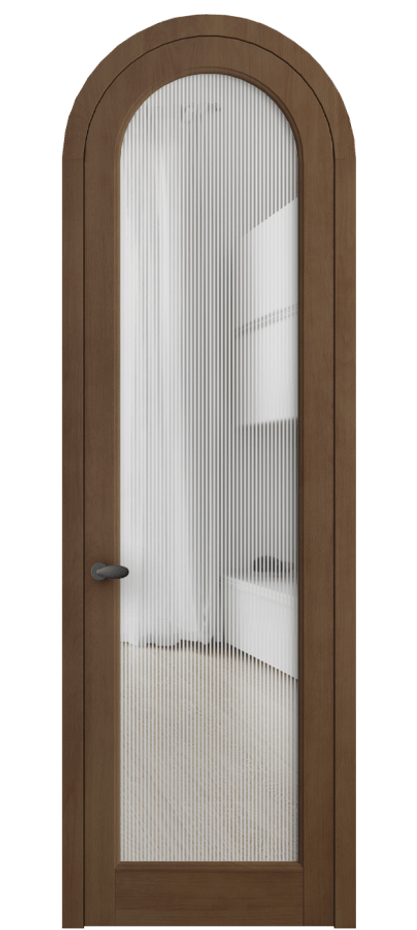 Межкомнатная дверь Палаццо 6814 Бук тёмный матовый Рифлёное стекло "Дюна", триплекс Цена 36811880 so'm | Volhovec