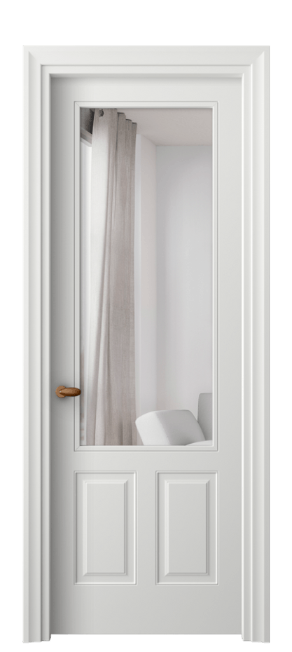 Межкомнатная дверь Эссе 8522 Матовый светло-серый Двустороннее зеркало, триплекс Цена 15265400 so'm | Volhovec