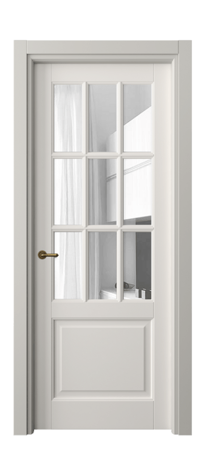 Дверь межкомнатная Toscana Grigliato 6312 Бук пудровый белый Прозрачное стекло Гладкий наличник БПБЛ Цена 23182400 so'm Наличники уже входят в базовый комплект. Фабрика дверей Волховец 8 (800) 551 43 19 Межкомнатная дверь Toscana Grigliato 6312 Бук пудровый белый Прозрачное стекло Цена 23182400 so'm | Volhovec