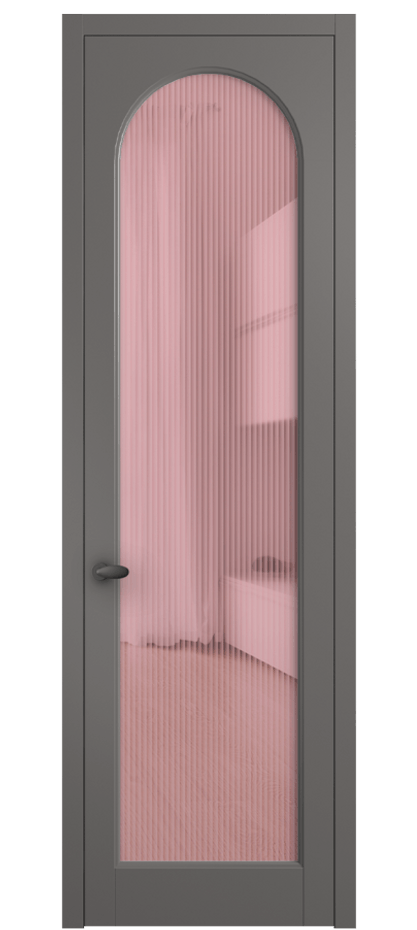 Дверь межкомнатная Палаццо 6804 Матовый классический серый Рифлёное розовое стекло "Moru", триплекс 0536 МКЛС Цена 21320950 so'm Наличники уже входят в базовый комплект. Фабрика дверей Волховец 8 (800) 551 43 19 Межкомнатная дверь Палаццо 6804 Матовый классический серый Рифлёное розовое стекло "Moru", триплекс Цена 21320950 so'm | Volhovec