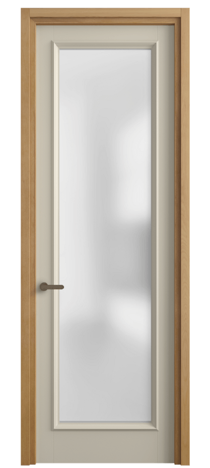 Межкомнатная дверь Charm 6702 Бук бежево-серый Сатинированное стекло Цена 20381060 so'm | Volhovec