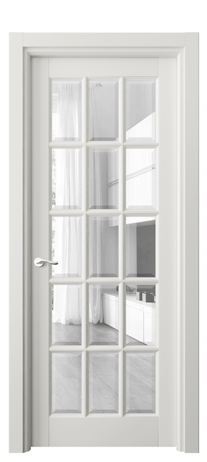 Дверь межкомнатная Лигнум 0708 Матовый серый Прозрачное стекло с фацетом Гладкий наличник МСР Цена 24420700 so'm Наличники уже входят в базовый комплект. Фабрика дверей Волховец 8 (800) 551 43 19 Межкомнатная дверь Лигнум 0708 Матовый серый Прозрачное стекло с фацетом Цена 24420700 so'm | Volhovec