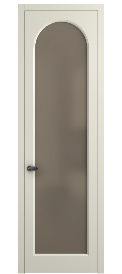 Межкомнатная дверь Палаццо 6804 Матовый молочно-белый Сатинированное бронзовое стекло, триплекс Цена 19696950 so'm | Volhovec