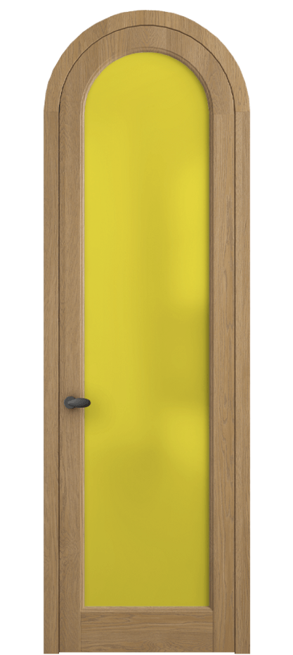 Межкомнатная дверь Палаццо 6814 Дуб пшеничный матовый Сатинированное жёлтое стекло, триплекс Цена 42761810 so'm | Volhovec