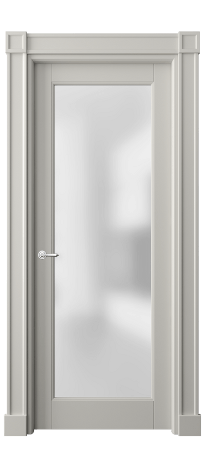 Межкомнатная дверь Toscana Plano 6300 Бук тёплый серый Сатинированное стекло Цена 142660 сом | Volhovec