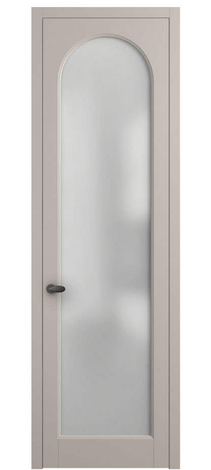 Межкомнатная дверь Палаццо 6804 Матовый светло-бежевый Сатинированное стекло Цена 19696950 so'm | Volhovec