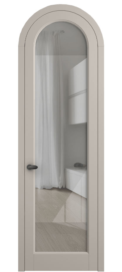 Дверь межкомнатная Палаццо 6814 Матовый светло-бежевый Рефлективное прозрачное стекло "Stopsol", калёное 0536R МСБЖ Цена 27031340 so'm Наличники уже входят в базовый комплект. Фабрика дверей Волховец 8 (800) 551 43 19 Межкомнатная дверь Палаццо 6814 Матовый светло-бежевый Рефлективное прозрачное стекло "Stopsol", калёное Цена 27031340 so'm | Volhovec