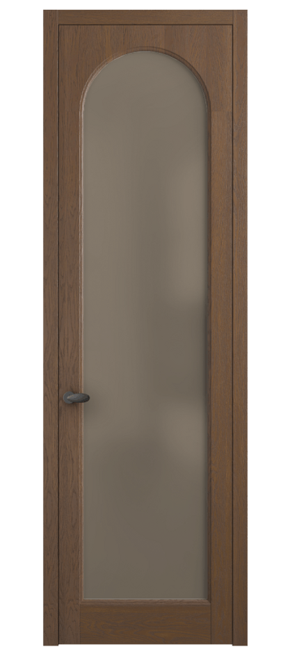 Межкомнатная дверь Палаццо 6804 Дуб каштановый матовый Сатинированное бронзовое стекло, триплекс Цена 30963450 so'm | Volhovec