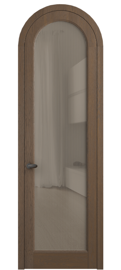 Межкомнатная дверь Палаццо 6814 Дуб туманный матовый Рифлёное бронзовое стекло "Дюна", триплекс Цена 43106910 so'm | Volhovec