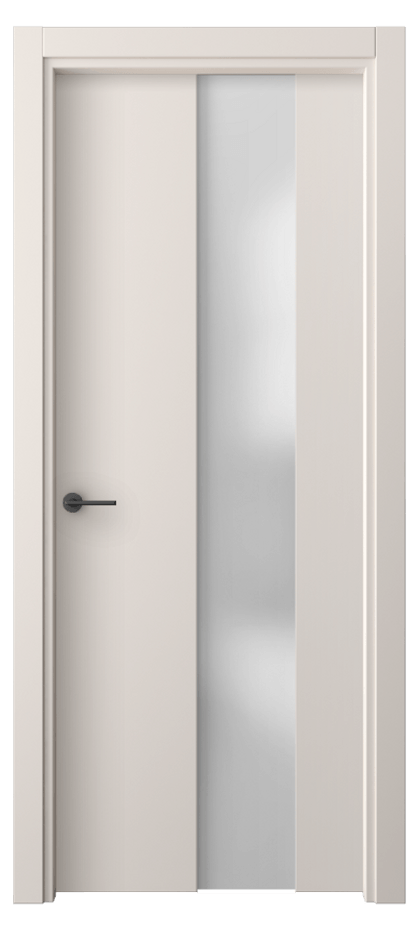 Межкомнатная дверь Freedom 4226 ПЭТ тёплый-белый Сатинированное стекло Цена 6252260 so'm | Volhovec